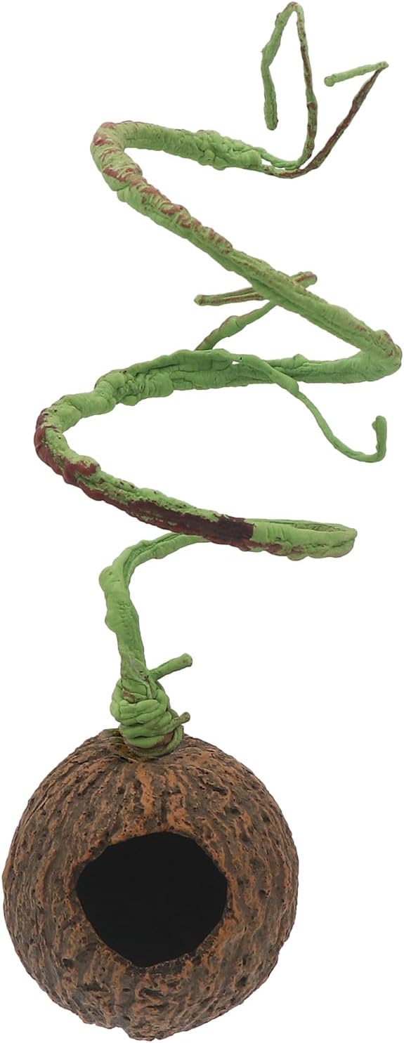 AQUA KT Reptile Jumping Spider Enclosure Hideout with Climbing Vine