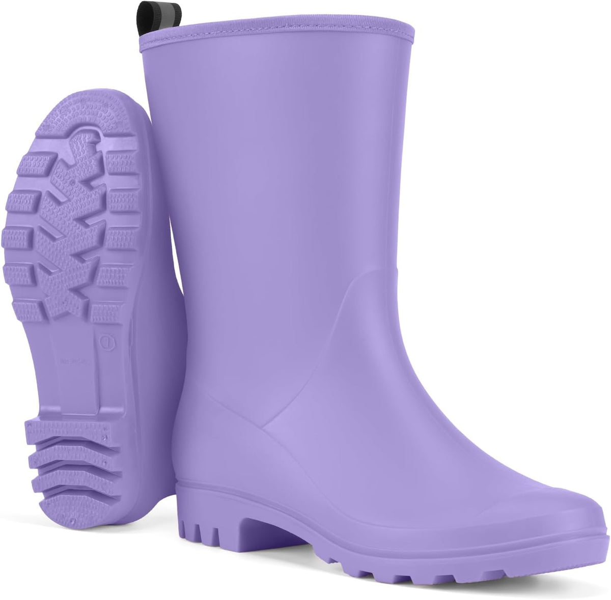 HISEA Women Rubber Boots Wide Calf Rain Boots