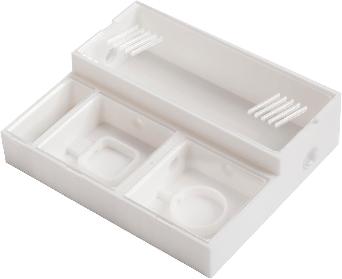 Ant Farm Formicarium with Large Activity Chamber, 2 Small Chambers, Water Area, 2 10mm Extension Ports, White