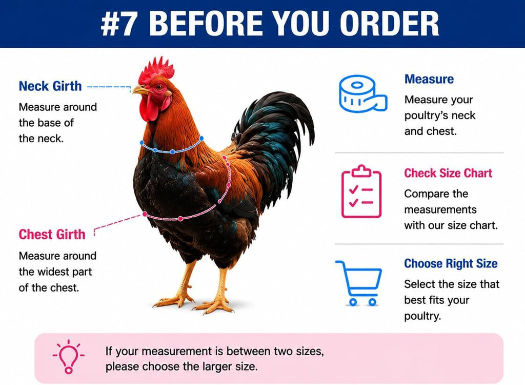 Neivique Chicken Harness and Leash Set, 2 Complete Sets (Blue L + Pink M), Adjustable Breathable Mesh Harness for Chickens, Ducks, Hens & Small Poultry, Escape-Proof Outdoor Walking Training