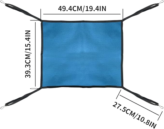 Cat Hammock for Cage Hanging ，Summer Breathable Coolness Oxford Cat Hammock - Image 5