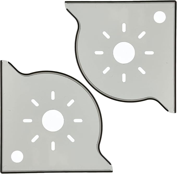 Aquarium Plant Holder for Rimless Fish Tank – 2 Pcs Corner Shelf for Fish Tank by Unknown