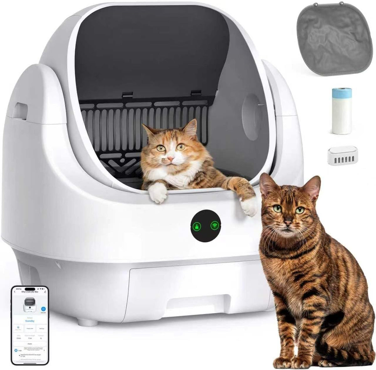 Cat Litter Box Deodorizers(3-Pack) Compatible with ICB019 & ICB020