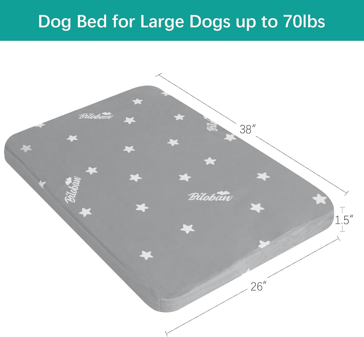 Waterproof Dog Bed for Large/Medium Dog, Memory Foam Dog Beds & Furniture