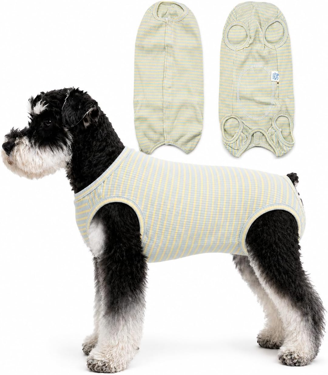 Kukaster Dog Recovery Suit After Surgery, E-Collar Alternative, Blue/S