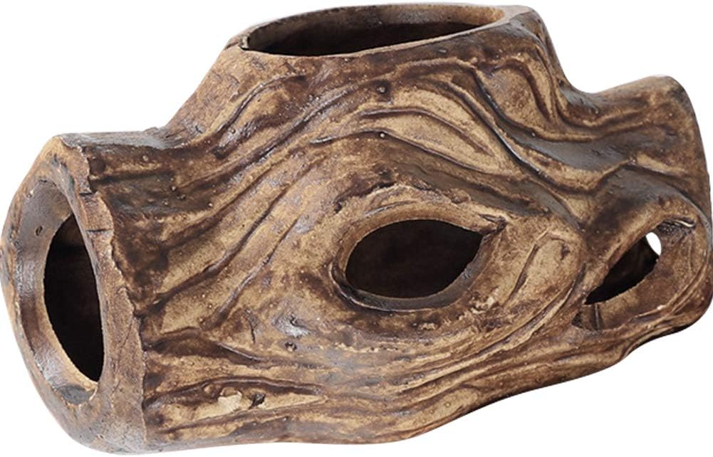 Creation Core Lizard Hideout Ceramic Branch Shape Snake Climbing Decor Reptile Habitat Decorations Aquarium Platform Hideouts Fish Shelter Hide Caves