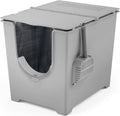 Modkat Flip Covered Litter Box, Front Entry, Gray