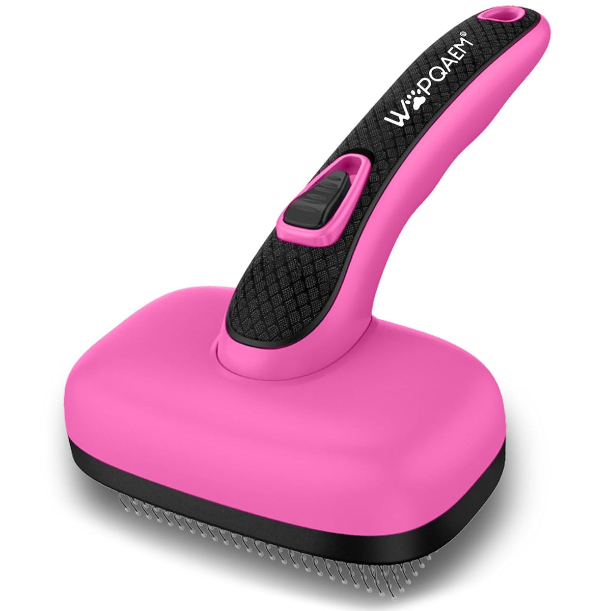Self Cleaning Slicker Brush for Dog and Cat Shedding, Purple