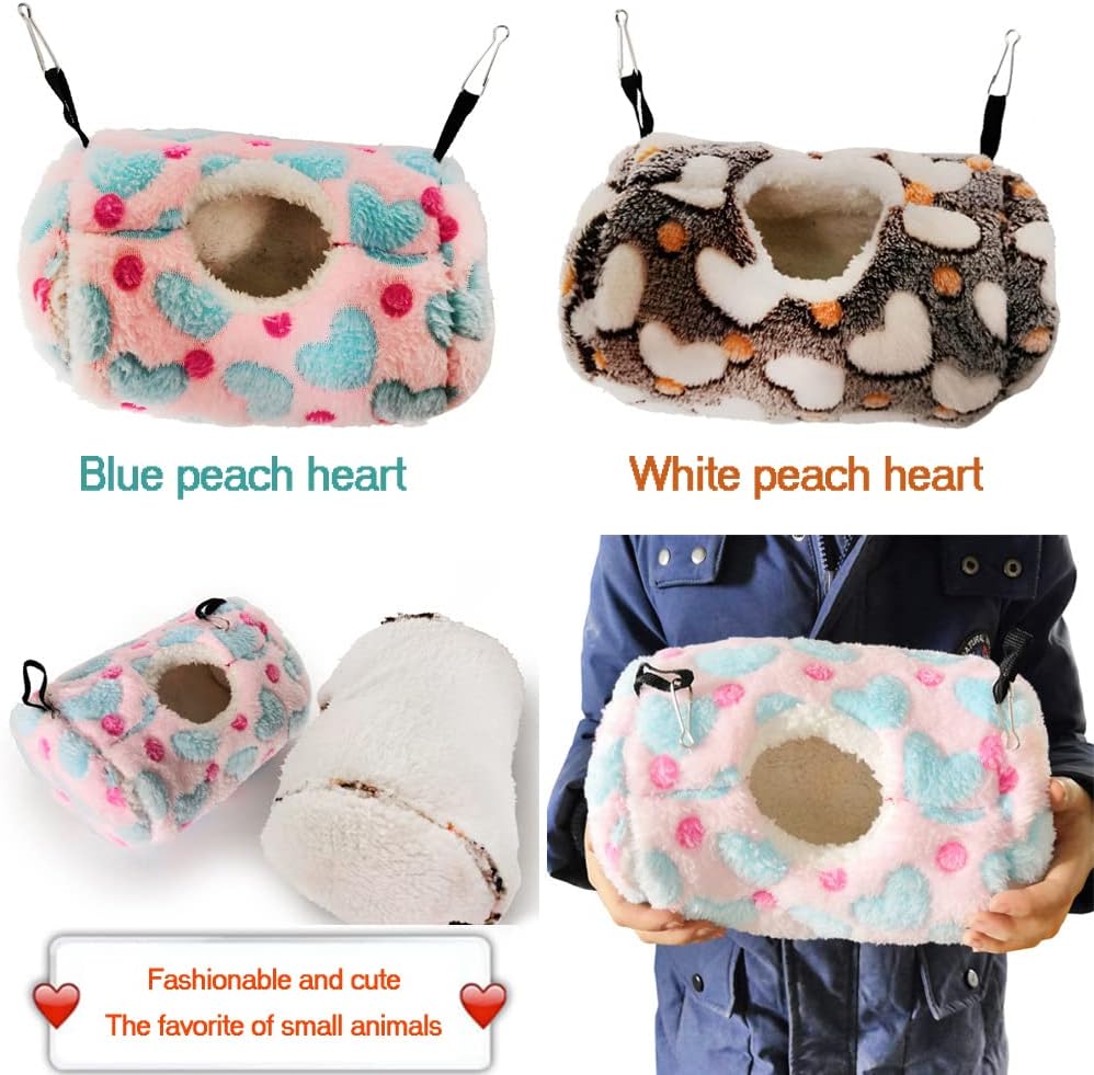 Litewoo Sugar Glider Sleeping Pouch Small Animal Hammock Bed Nest, Coffee