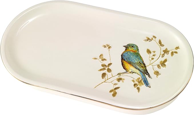 Avanti Linens - Vanity Tray, Decorative Countertop Accessories, Nature Inspired by AvantiHomeSince1969