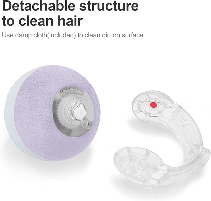 Interactive Cat Toys for Indoor Cats, The 3rd Generation Agile Moving Cat Ball - Image 6
