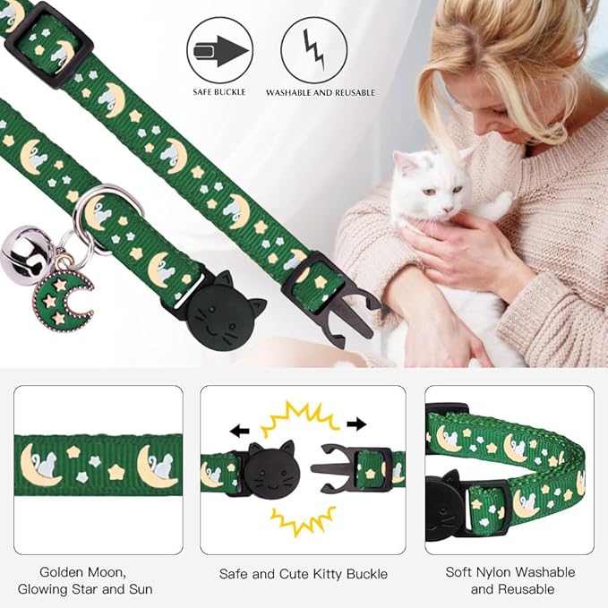 2Pcs Breakaway Cats Collars Cat Collars - Image 2