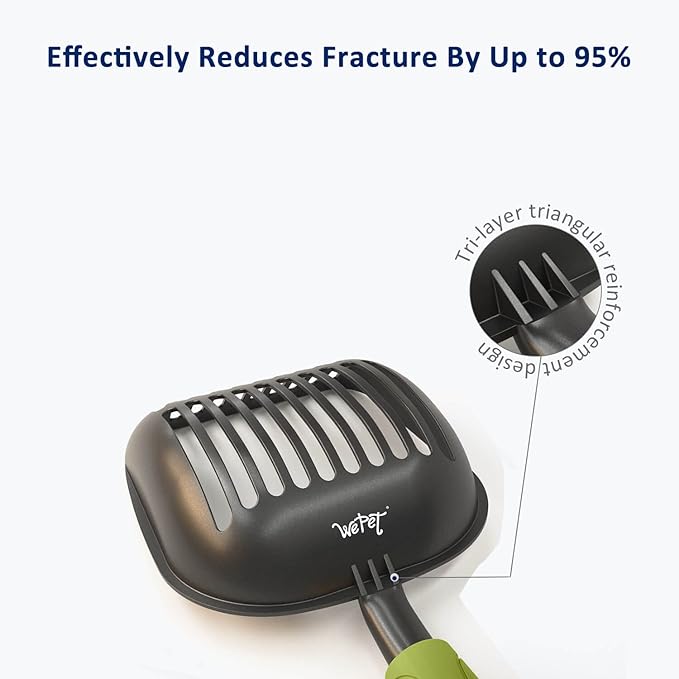 WePet Cat Litter Scoop, Non-Stick Plated Aluminum Alloy Sifter, Kitty Durable - Image 4
