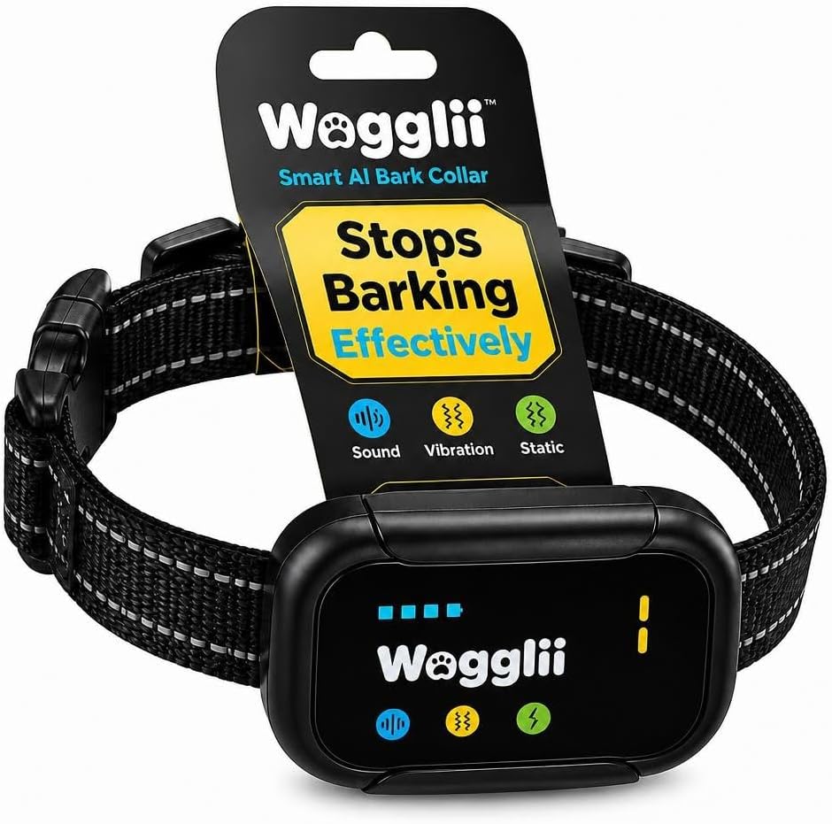 Dog Shock Collar with Bark Counter