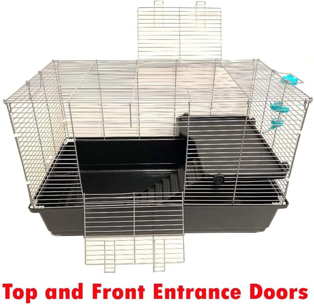 My First Home Large Universal Two-Level Small Animal Home Critter Habitat