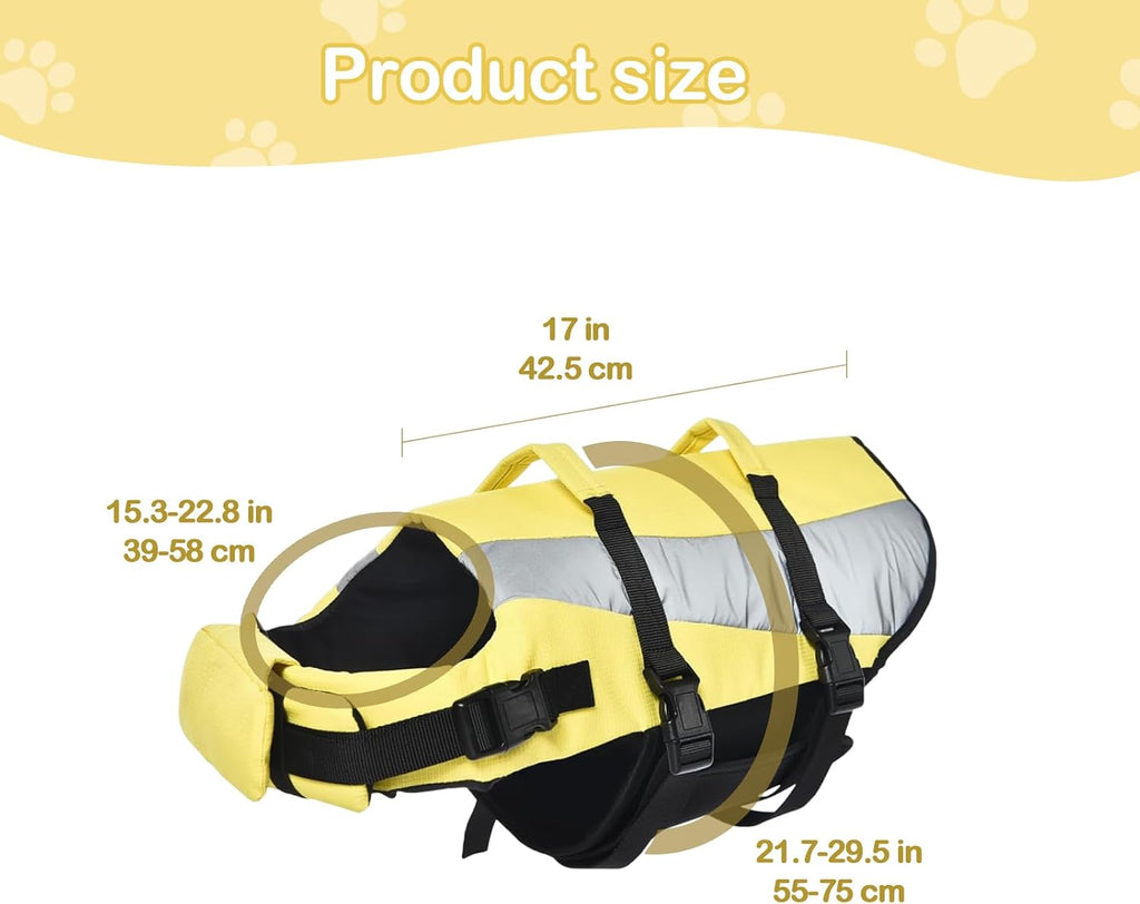Life Jacket for Small Medium Large Dogs,Dog Life Vest