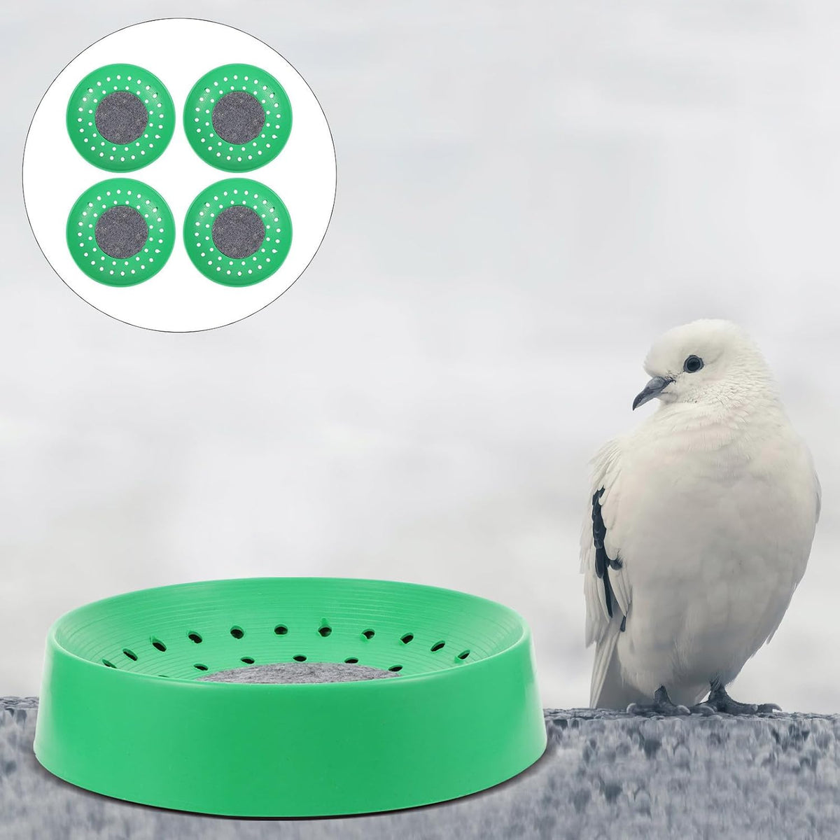 SEWACC 4 pcs Pigeon Nesting Bowls, Pigeon Hatching Bowl Nesting Bowls