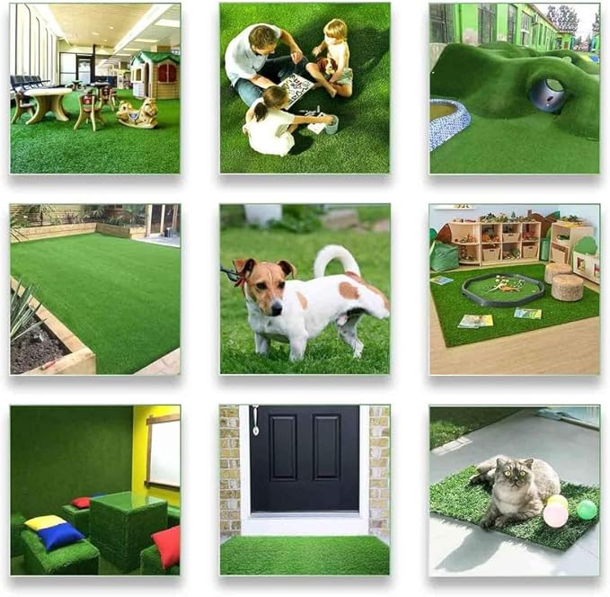 ALTRUISTIC Artificial Grass 4FTX77FT, Realistic Fake Grass Deluxe Turf - Image 6