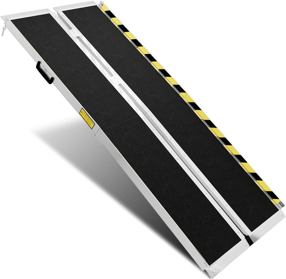 2FT Portable Wheelchair Ramp for Home Steps, Non-Skid Aluminum Ramp