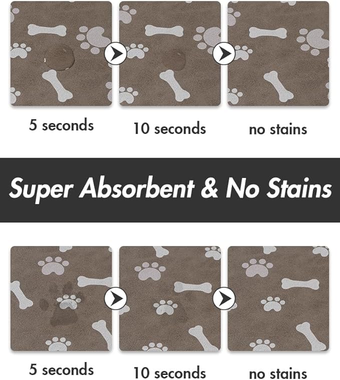 MontVoo Dog Food Mat-Large Pet Feeding Mat - Image 2