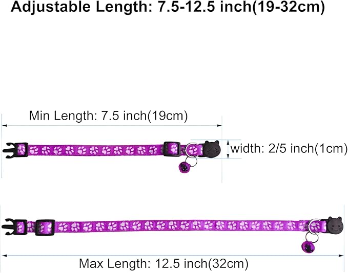 6 Pack Breakaway Cat Collar - Image 2