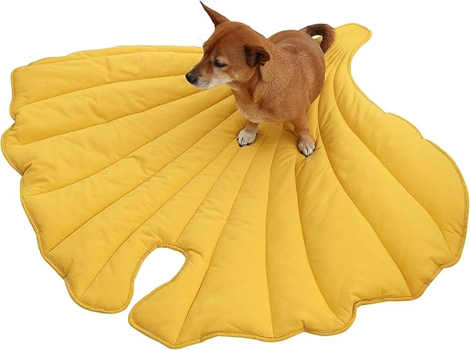 50x45 Inch Leaf Shaped Cotton Dog Blanket, Extra Large Pet Blanket by LetalongPetSupplies