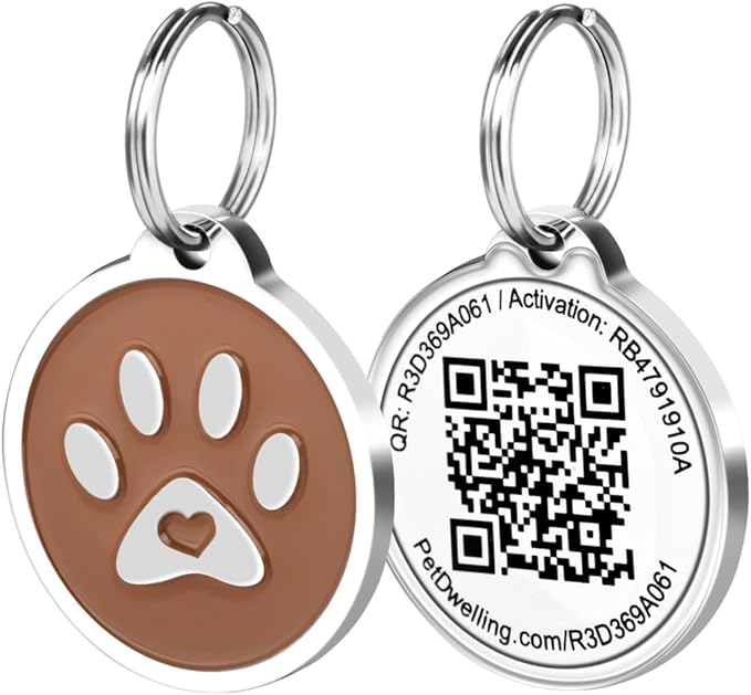 Pet Dwelling QR Code Pet ID Tag – Smart Dog & Cat ID Tags by PetDwellingSmartQRPetIDTags