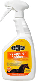 Corona Detangler & Shine Conditioner for Horses, Mane & Tail Grooming, 32oz