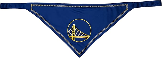 Pets First NBA Golden State Warriors TIE Bandana, Size Large/X-Large. Dog - Image 2