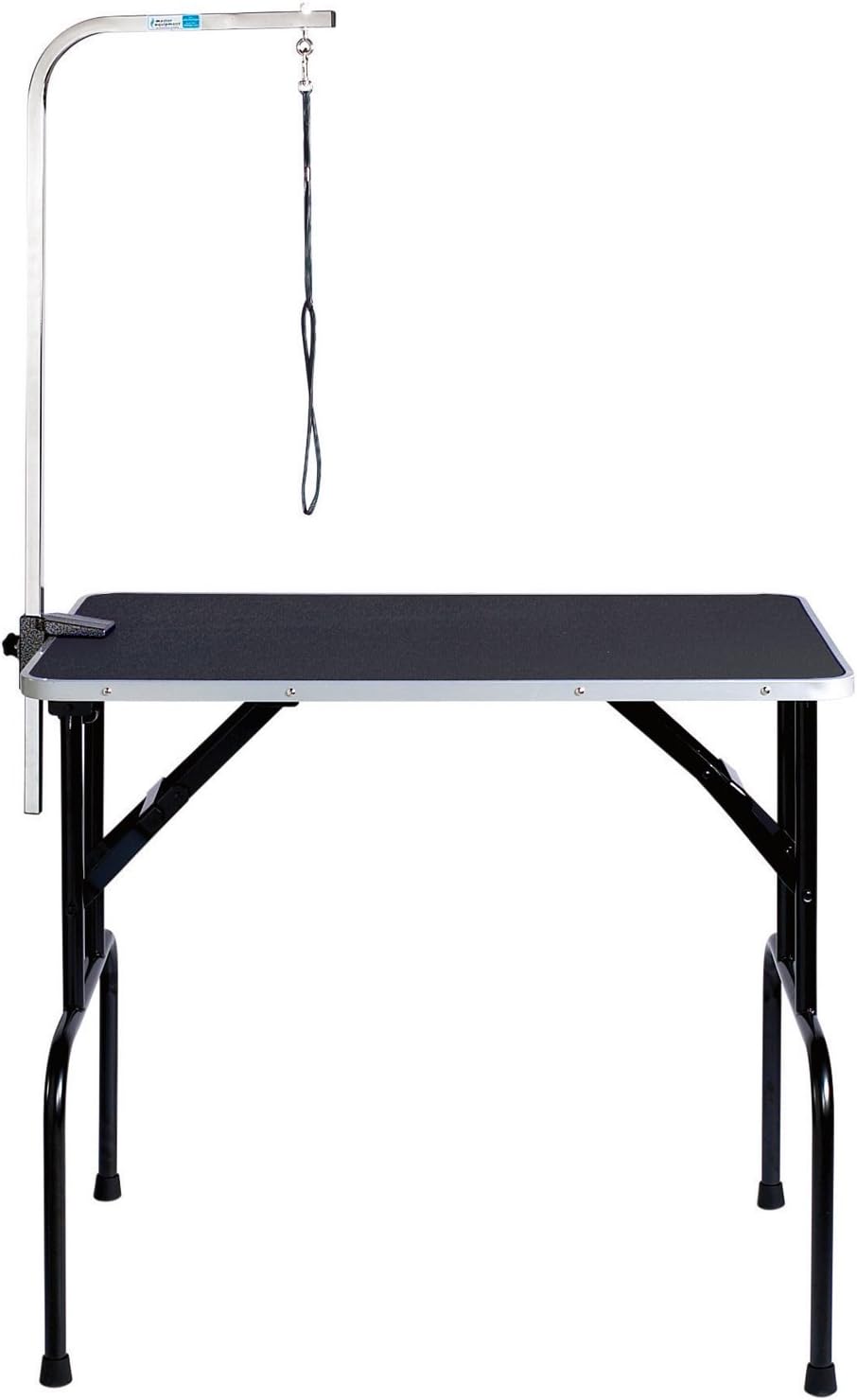 Pet Edge Master Equipment Heavy Duty Grooming Table with Arm – Easy to Clean Grooming Table for Animals up to 220 Pounds