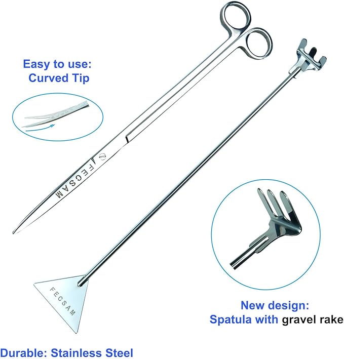 Aquarium Aquascape Tools Kit + Brush - Image 4