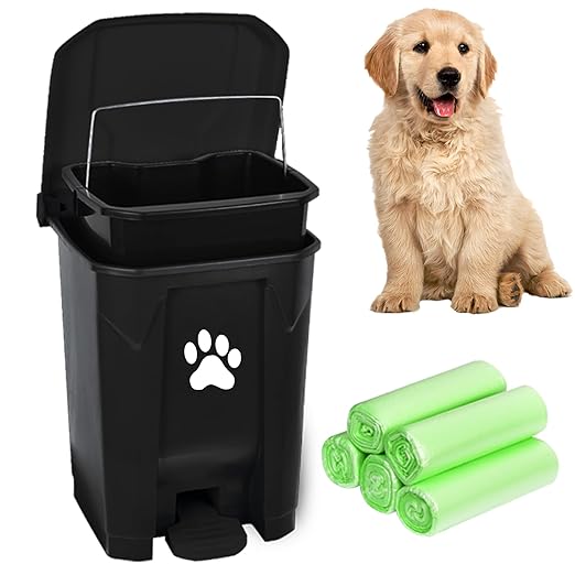 Outdoor Dog Poop Trash Can, Dog Waste Trash Can by Unknown