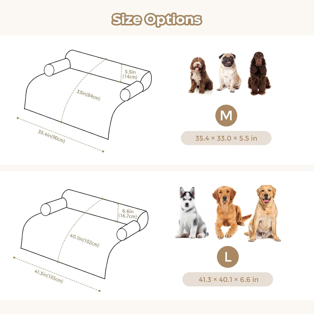 Avont Breathable Dog Couch Mat, Non-Slip Sofa Protector with Soft Plush