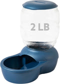 Petmate Replendish Gravity Feeder with Microban, Pearl Peacock Blue, 2lbs