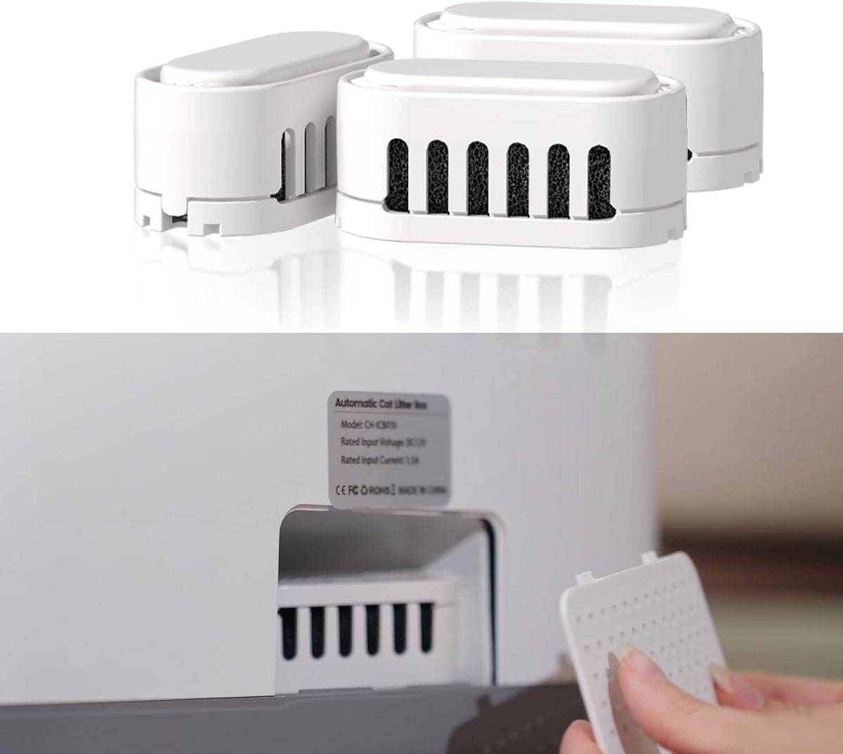 Cat Litter Box Deodorizers(3-Pack) Compatible with ICB019 & ICB020