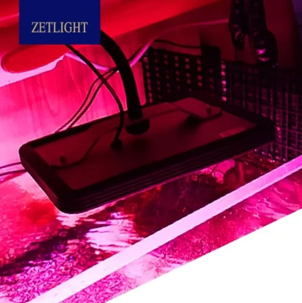 Compact Refugium LED Aquarium Light with WiFi App Control and IP64 Waterproof Design, ZL E200S