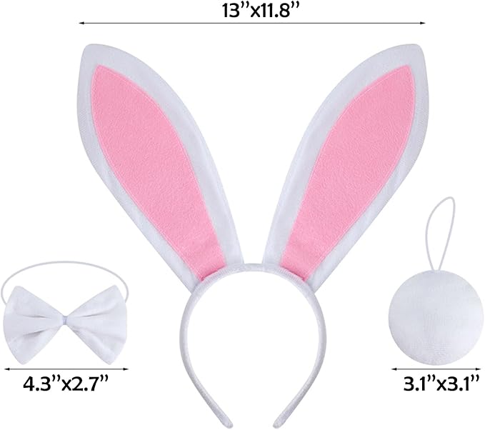 Lionheart glory 3 Pack Easter Day Dog Headband Bunny Rabbit Ear Dogs Headwear - Image 3
