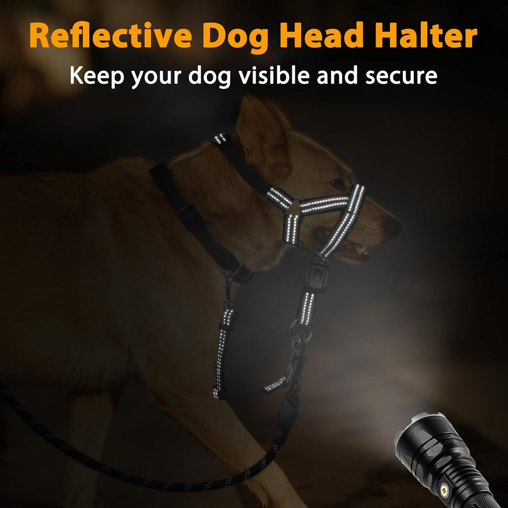 BARKLESS No Pull Dog Head Collar for Gentle Training Walking, Head Halter