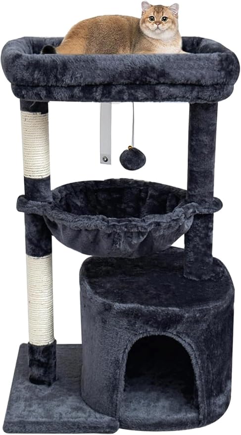 SYANDLVY Small Cat Tree for Indoor Cats, Cat Tower by SYANDLVY