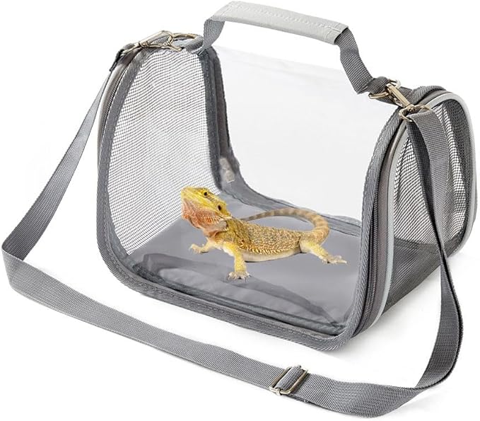 Reptile Small Animal Travel Carrier by Aipush