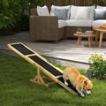 71" Dog Agility Seesaw Outdoor for Training and Exercise, Wooden Platform Dog by Unknown