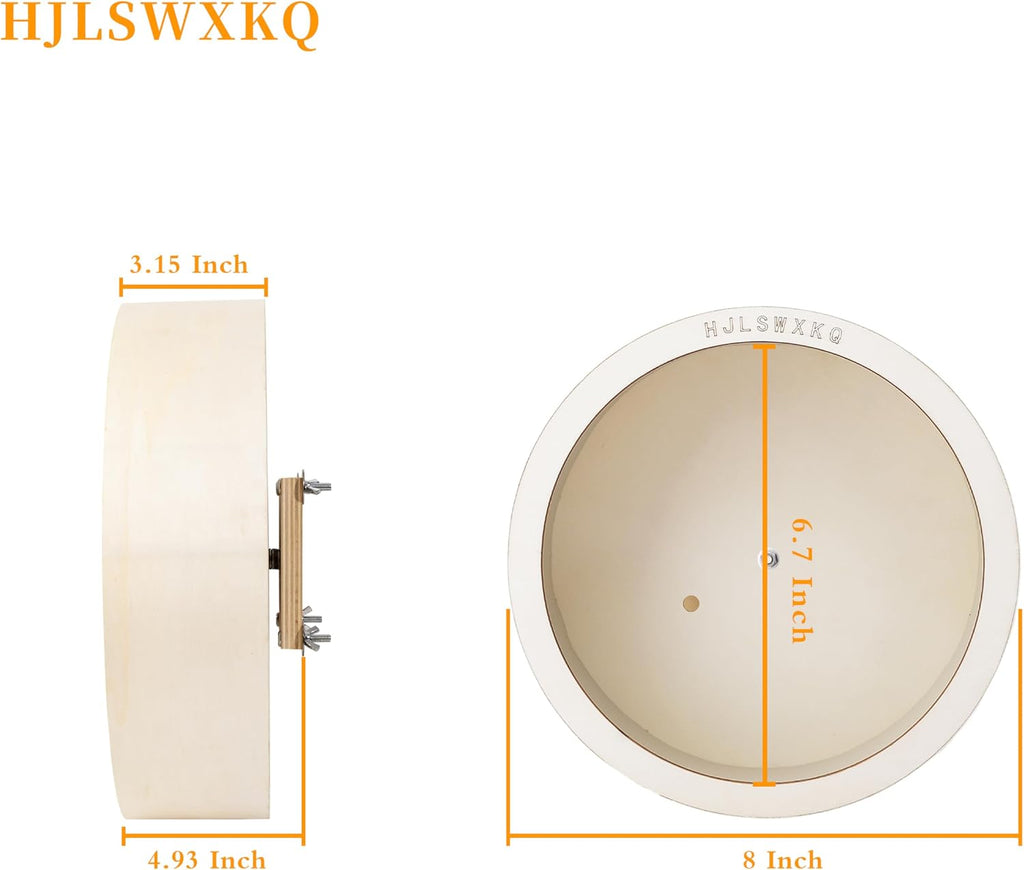 8 inch Wooden Silent Hamster Wheel with Removable Washable Track