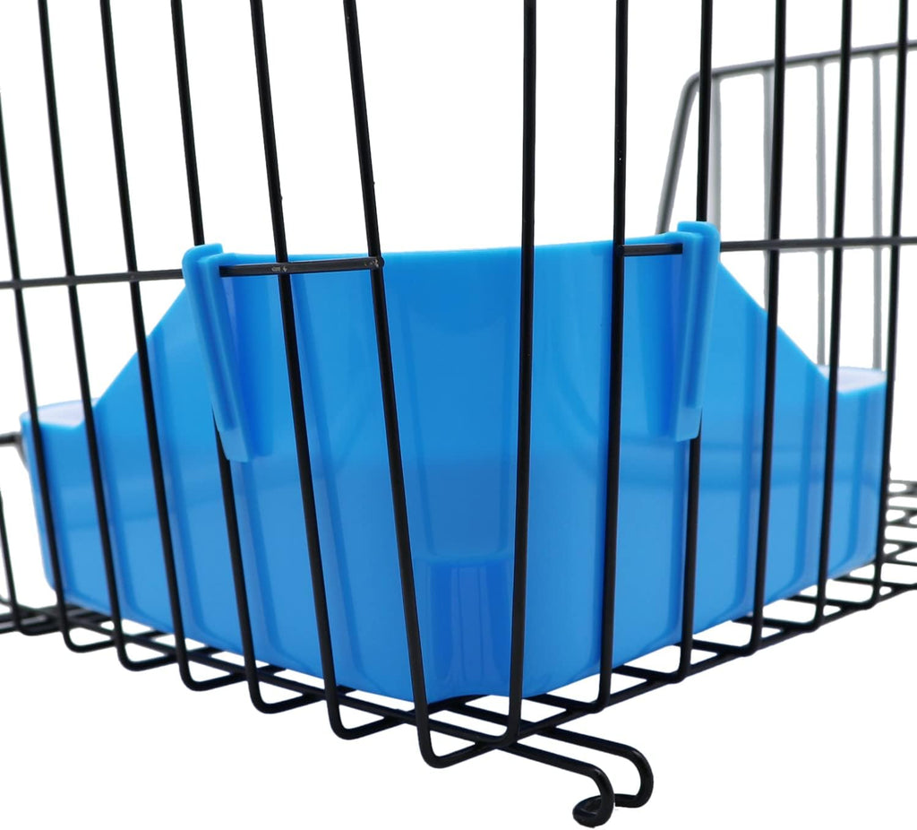 Litewoo Rabbit Litter Box Toilet Bunny Corner Potty for Guinea Pigs, Blue