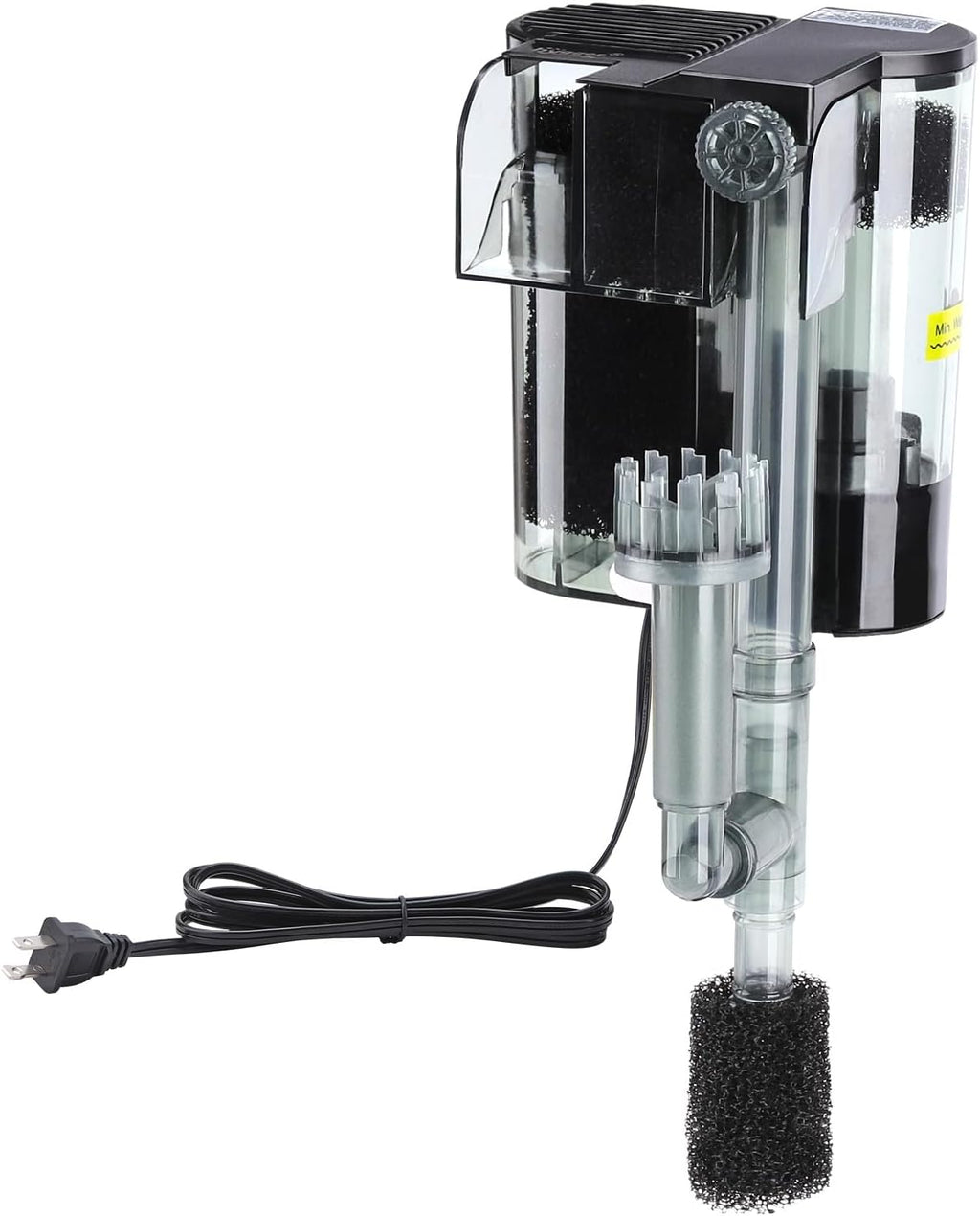 hygger Hang On Back Aquarium Filter, Fish Tank Filter for Tank Up to 5 Gal