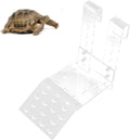 Zerodis Turtle Basking, Transparent Tortoise Resting Terrace Aquatic Reptile Basking Turtle Hanging Ramp Climbing Shelf for Aquarium(TA)