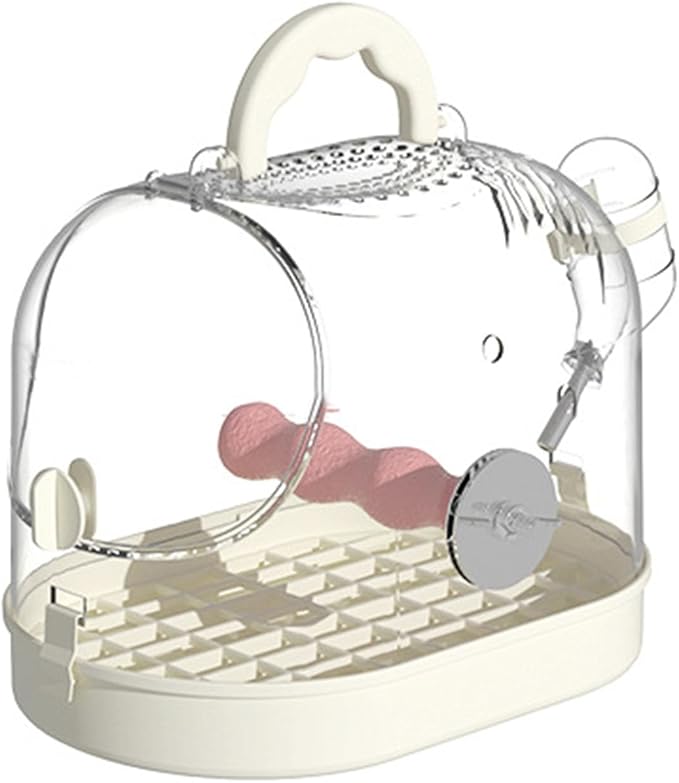 Easy to Carry Bird Cage with Watering Bottle High Ventilated Carriers Travel by Unknown