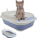 Collapsible Kitten Litter Box, Open Small Cat Litter Box by chuyouan