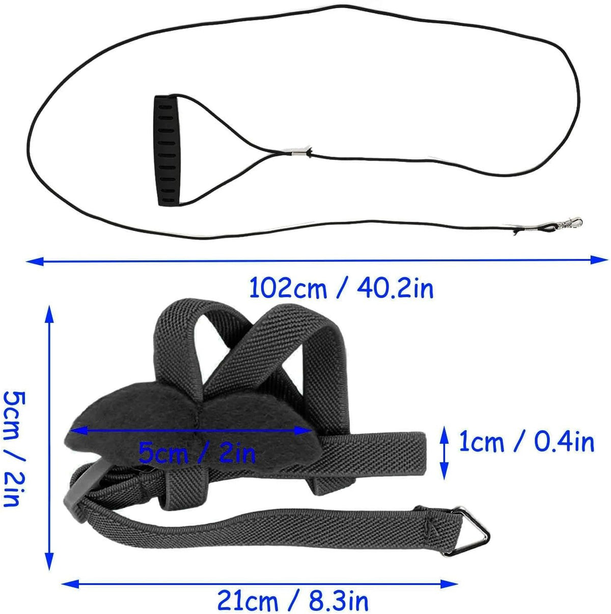 Adjustable Bird Harness and Leash, Nylon Rope, for 2.5-4.2oz Weighth Birds