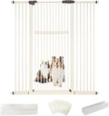 Lumizone Extra Tall Pet Gate 55.12" High Pressure Mounted 50.79"-55.11" Extra by Lumizone