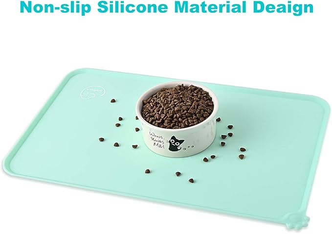 Silicone Waterproof Dog Cat Pet Feeding Mats, Non Slip, Easy Clean Pet Dog Cat - Image 5